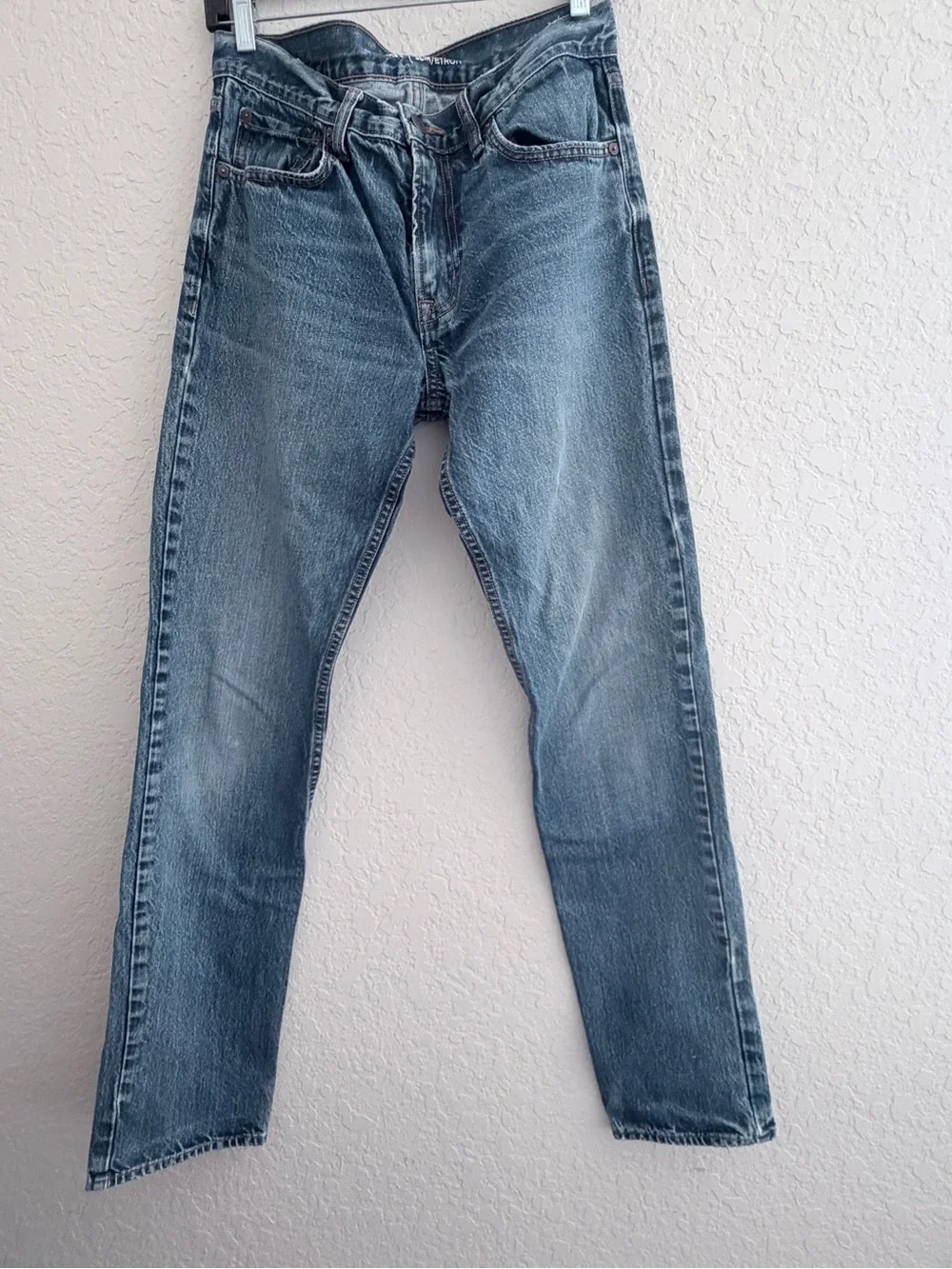 Old Navy Men’s Blue Denim Slim Fit Medium Wash Jeans 5 Pockets Size 30 x 34
